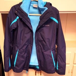 Columbia Blue 3 Ways To Wear Coat